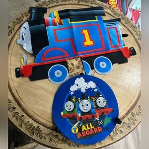 Thomas & Friends Thomas the tank engine felt wall art room birthday decor